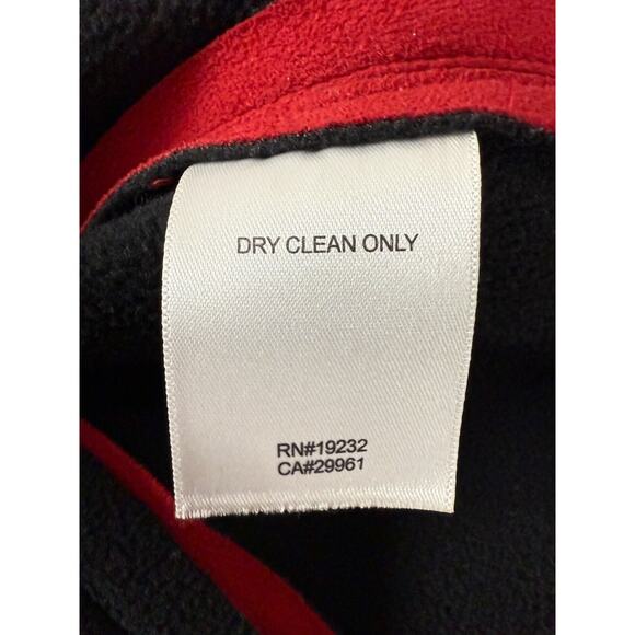 Alfred Dunner Petite Sz 12P Fleece Button Jacket Red Long Sleeve Zip Coat Pocket - Picture 7 of 8